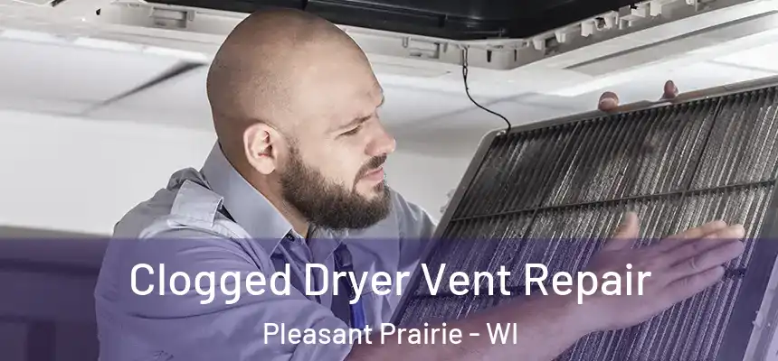 Clogged Dryer Vent Repair Pleasant Prairie - WI